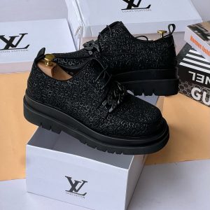 Stylish Black Stun LV Shoe