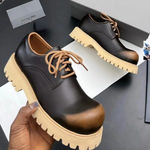 Urban Edge Chunky Leather Derbies